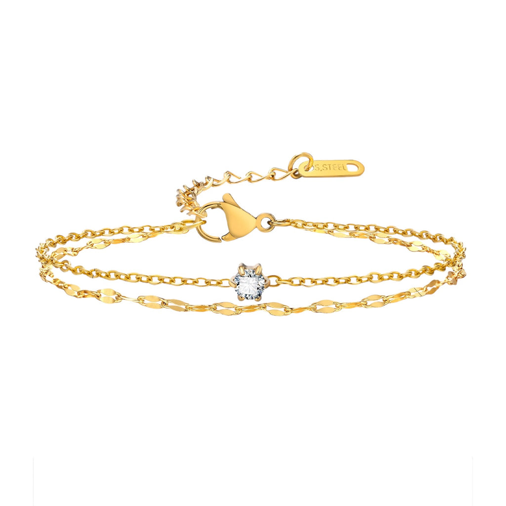 Pulsera Doble Brillo