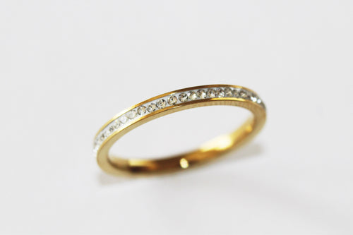 Anillo Churumbela Biselada Blanca