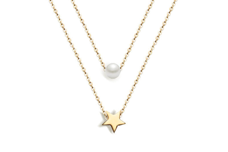 Collar Pearl Star