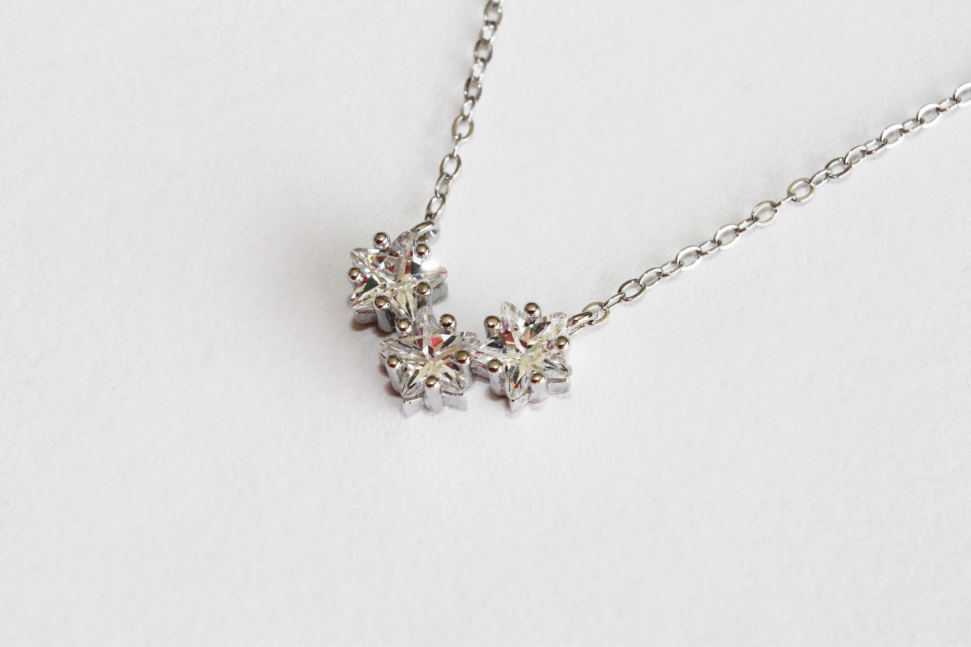 Collar Triple Star Silver