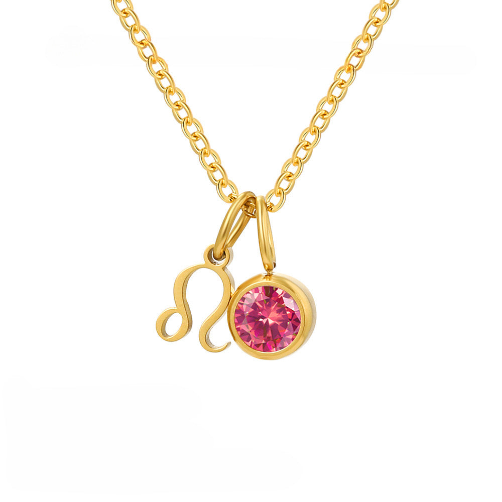 Collar zodiacal birthstone