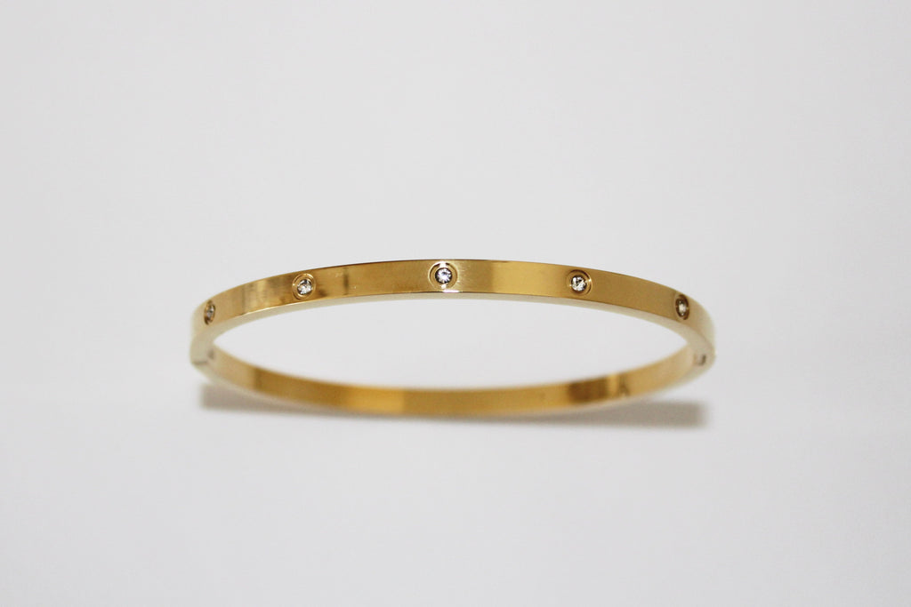 Brazalete Love Delgado con Brillos