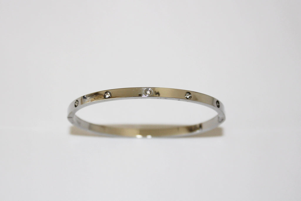 Brazalete Love Delgado con Brillos