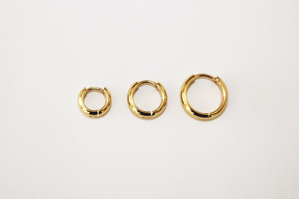 Arracada Básica Lisa Gruesa