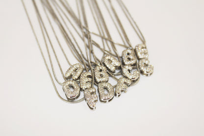 Collar Inicial Ballon Brillos