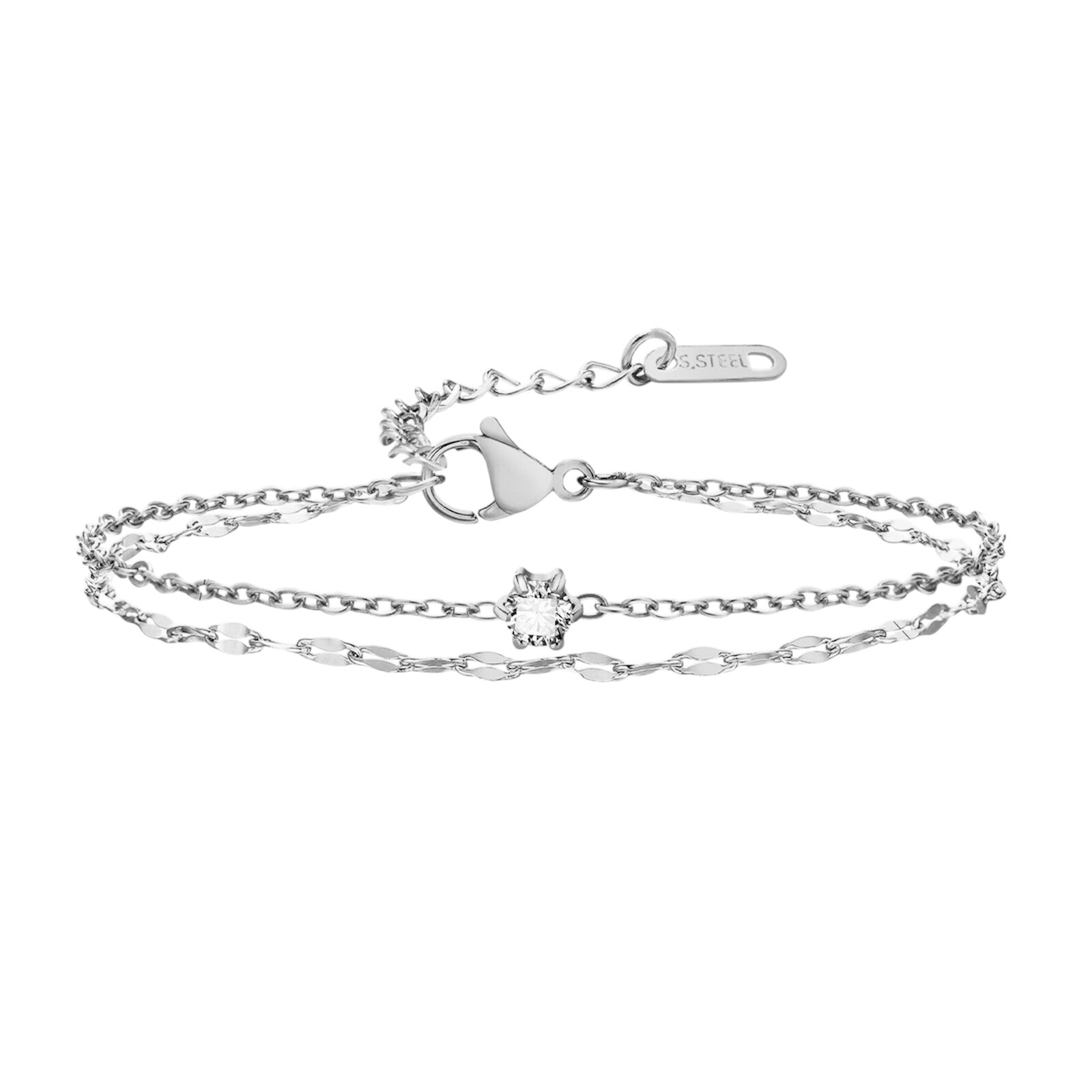 Pulsera Doble Brillo
